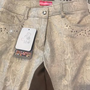 Cavallo Marino gold breeches sz 26(28)